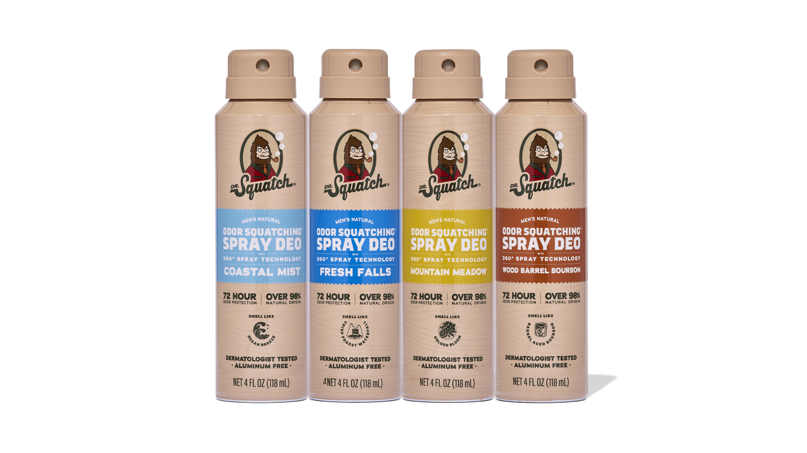 Spray Deodorant 4-Pack W6