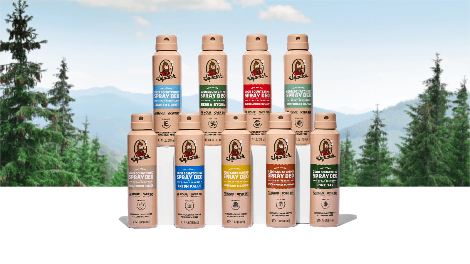 Spray Deodorant 4-Pack W6