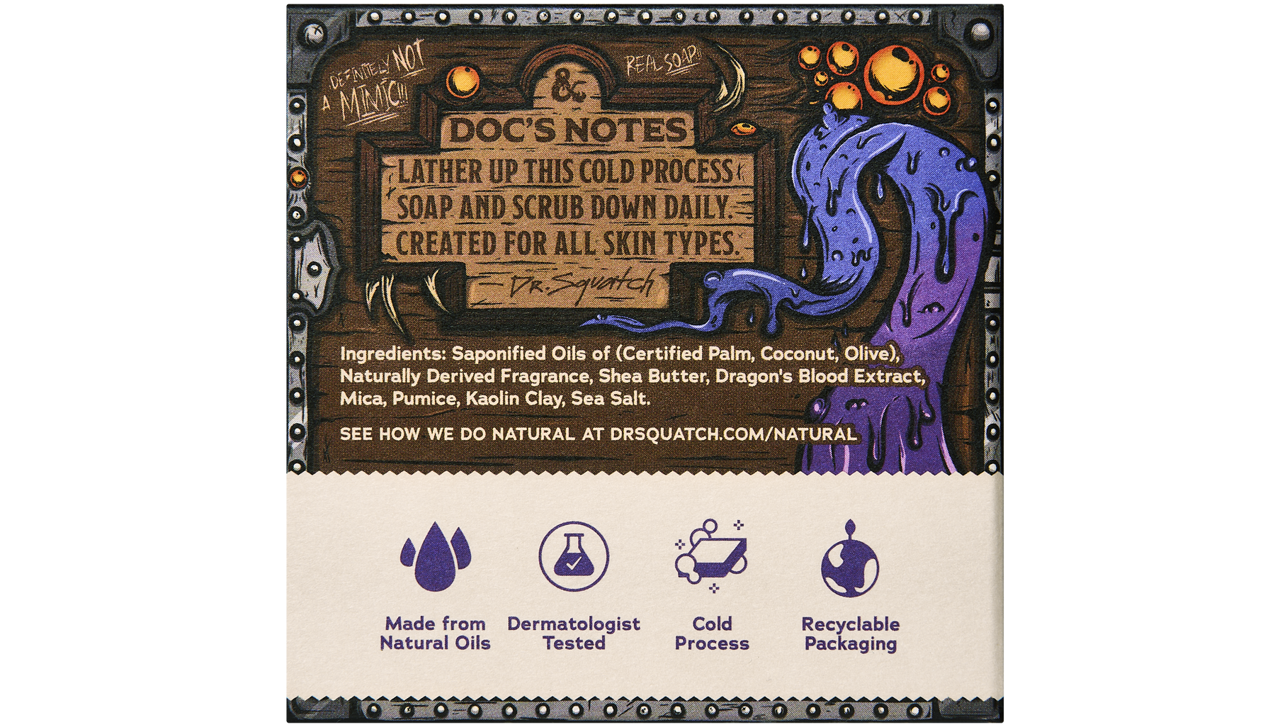 Dungeons & Dragons Mimic Bricc 3-Pack - Exclusive Limited Edition Bar Soap T9