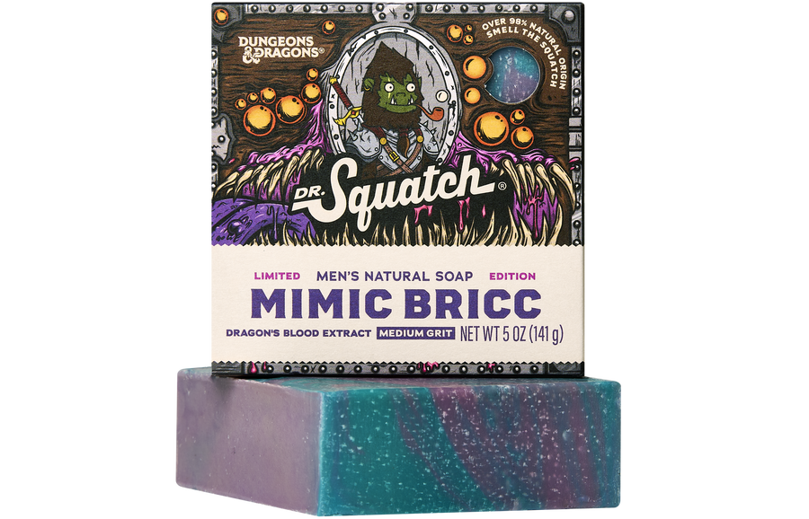 Dungeons & Dragons Mimic Bricc 3-Pack - Exclusive Limited Edition Bar Soap T9