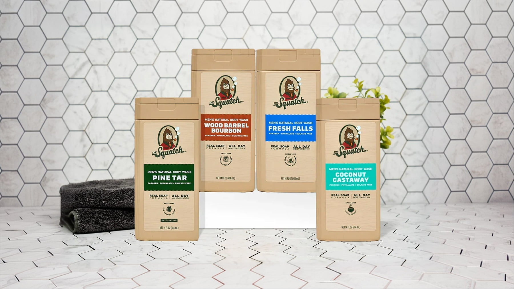 Body Wash 4-Pack T2