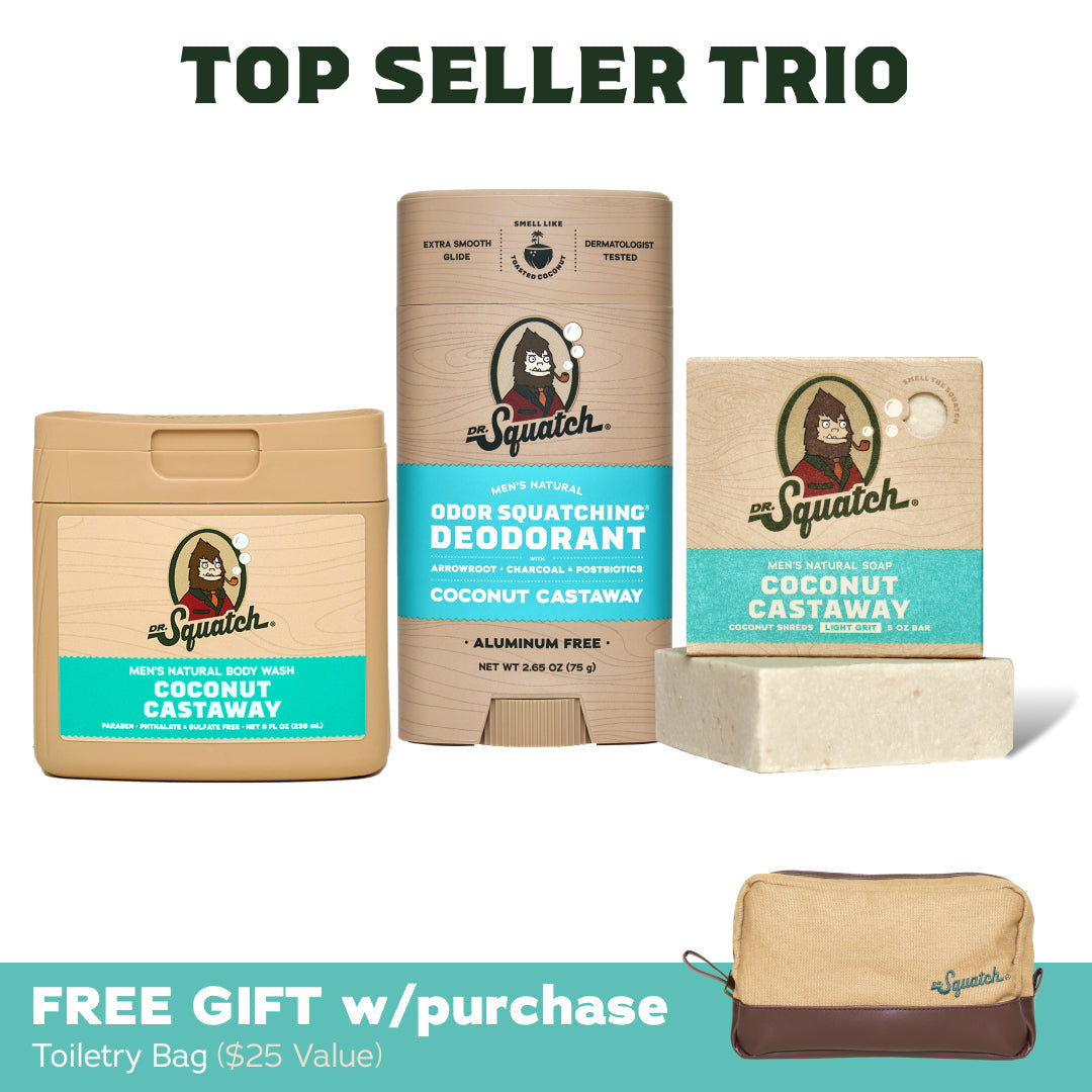 Soap, Deo, Body Wash + GWP Bag - Coconut Castaway L0