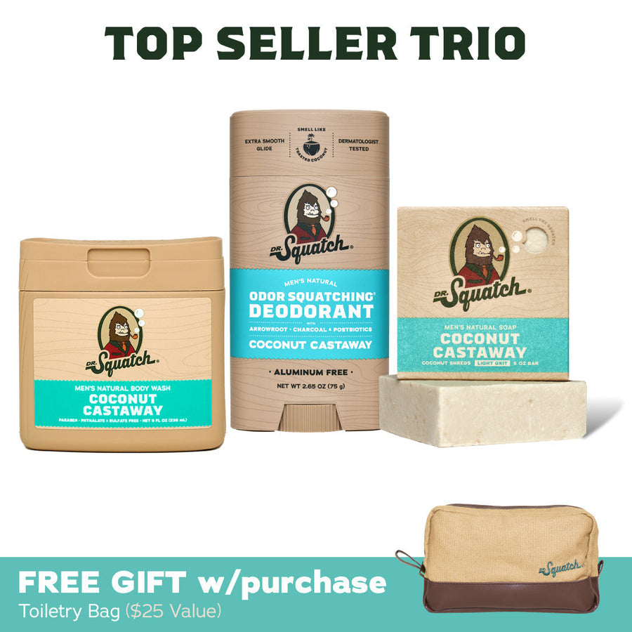 Soap, Deo, Body Wash + GWP Bag - Coconut Castaway L0