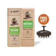 Hair Care Kit + Free Scalp Scrubber | Full & Thick Shampoo | Moisturizing Conditioner | Natural Products for Men J2