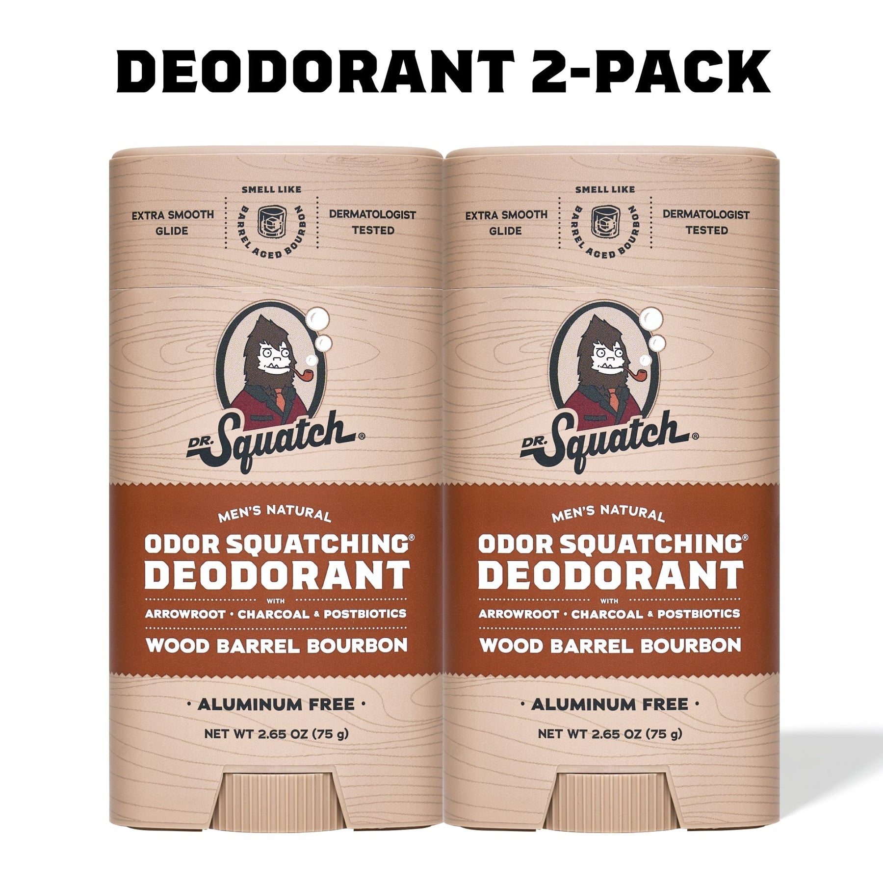 Wood Barrel Bourbon 2-Pack Deodorant G1
