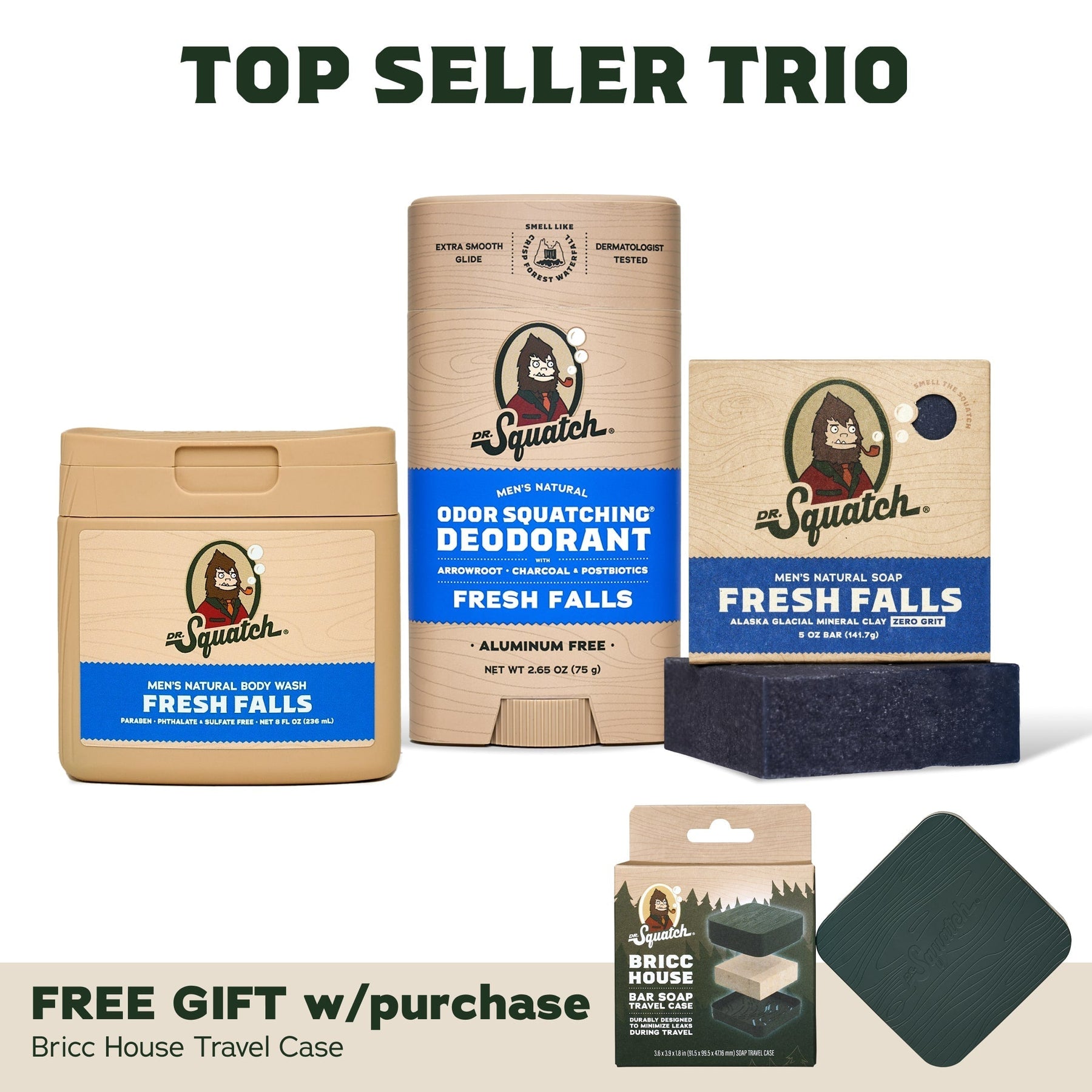 Soap, Deo, Body Wash + Travel Case L3