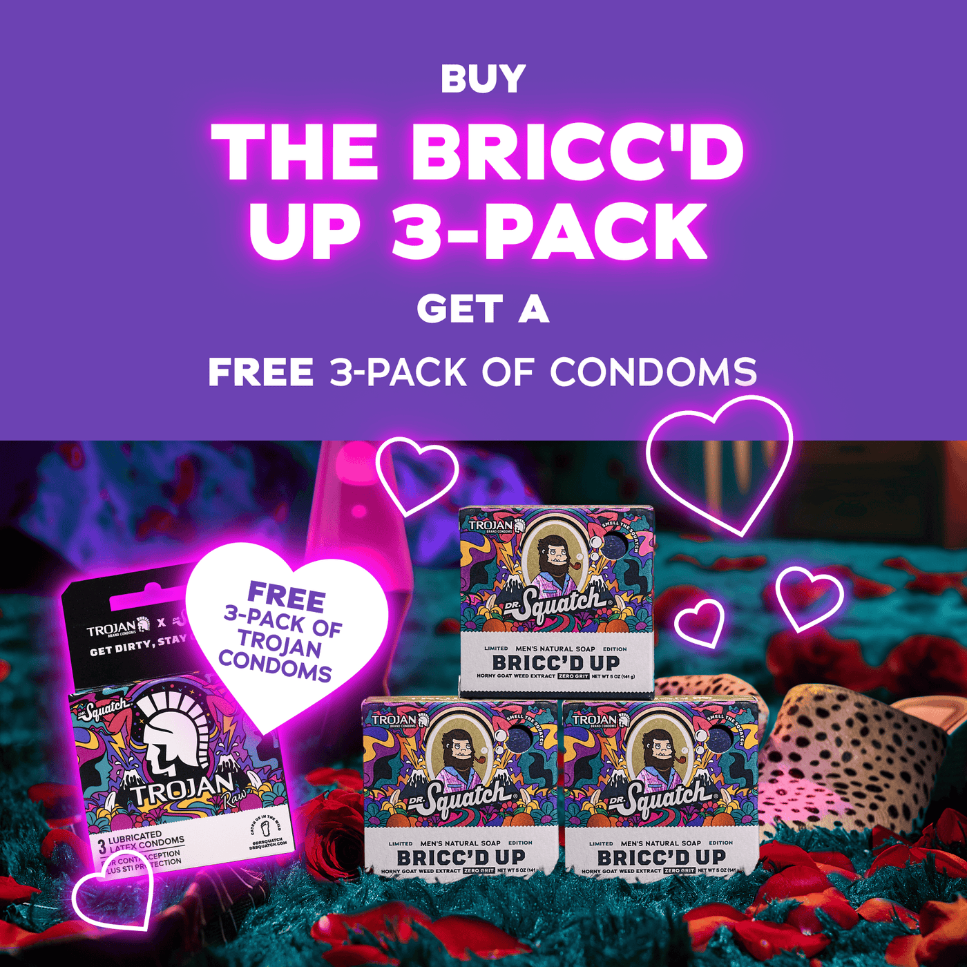 Bricc'd Up Condom 3-Pack H8