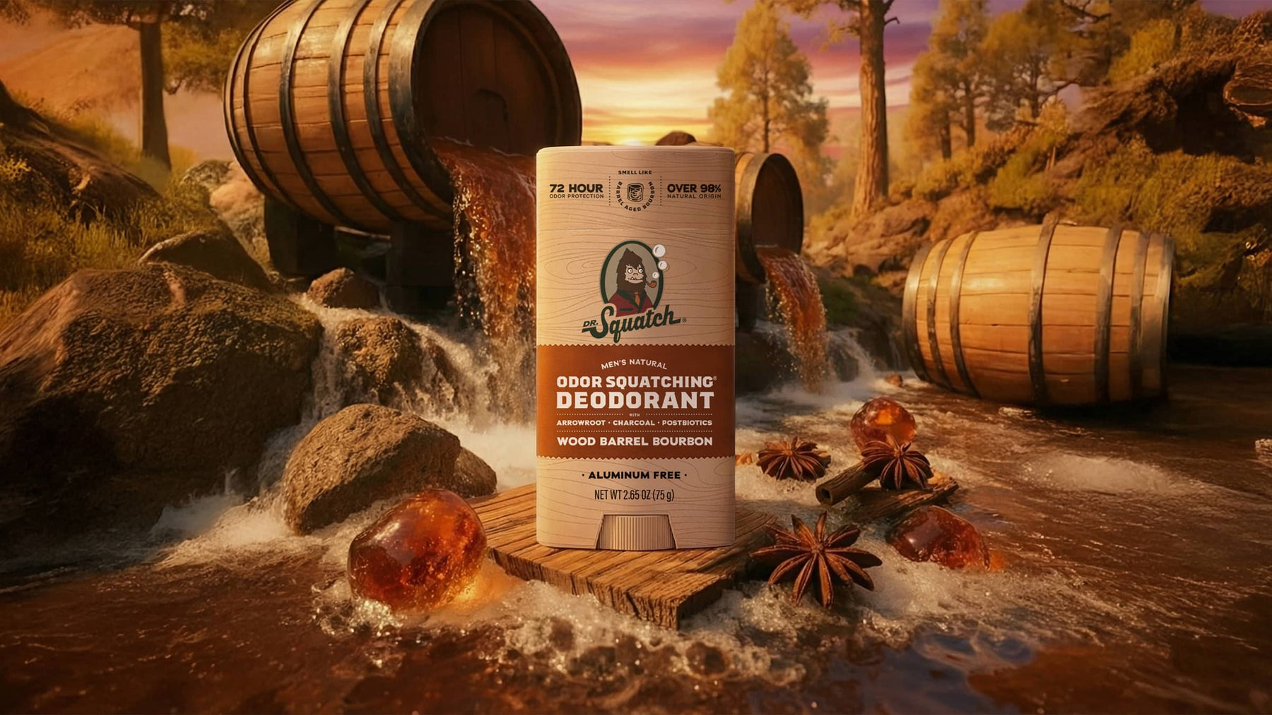 Wood Barrel Bourbon Deodorant Z0