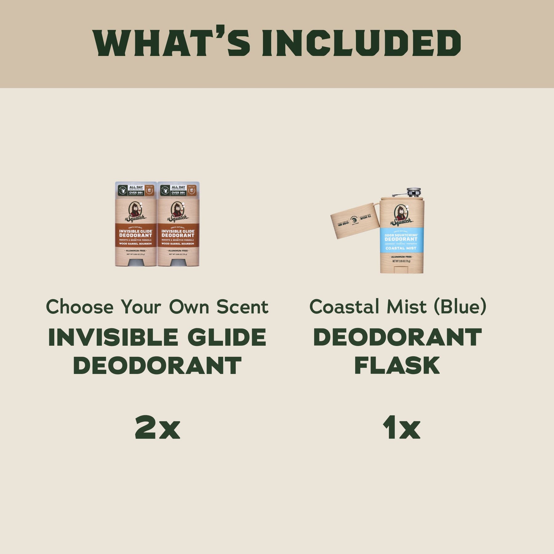 2-Pack Glide + Deo Flask H5