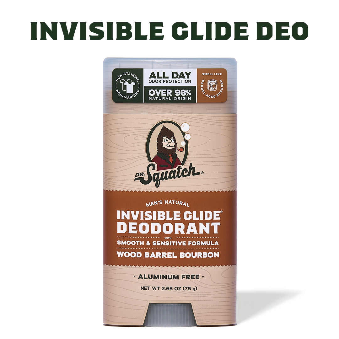 Wood Barrel Bourbon Invisible Glide Deo F9