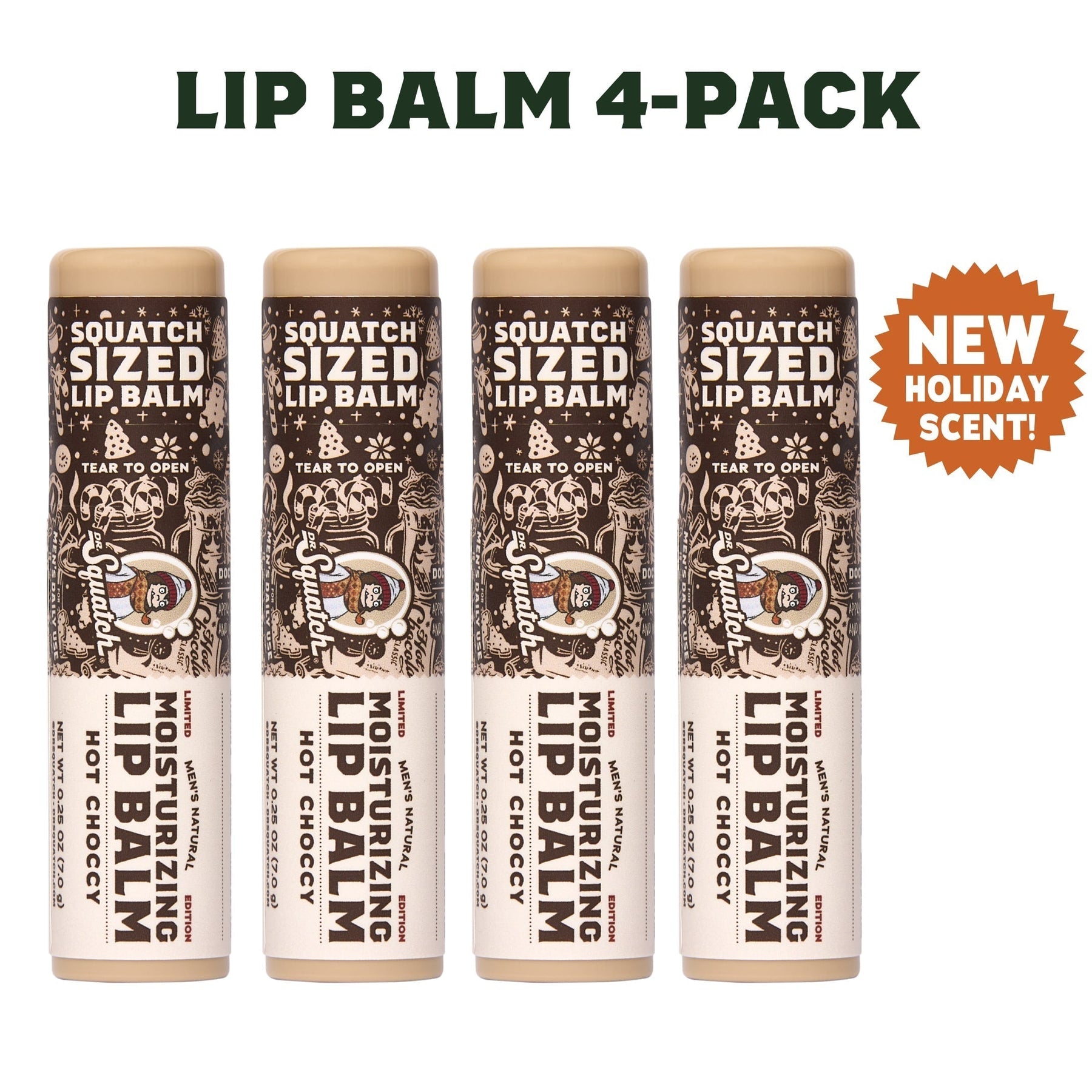 Lip Balm 4-Pack Hot Choccy U2