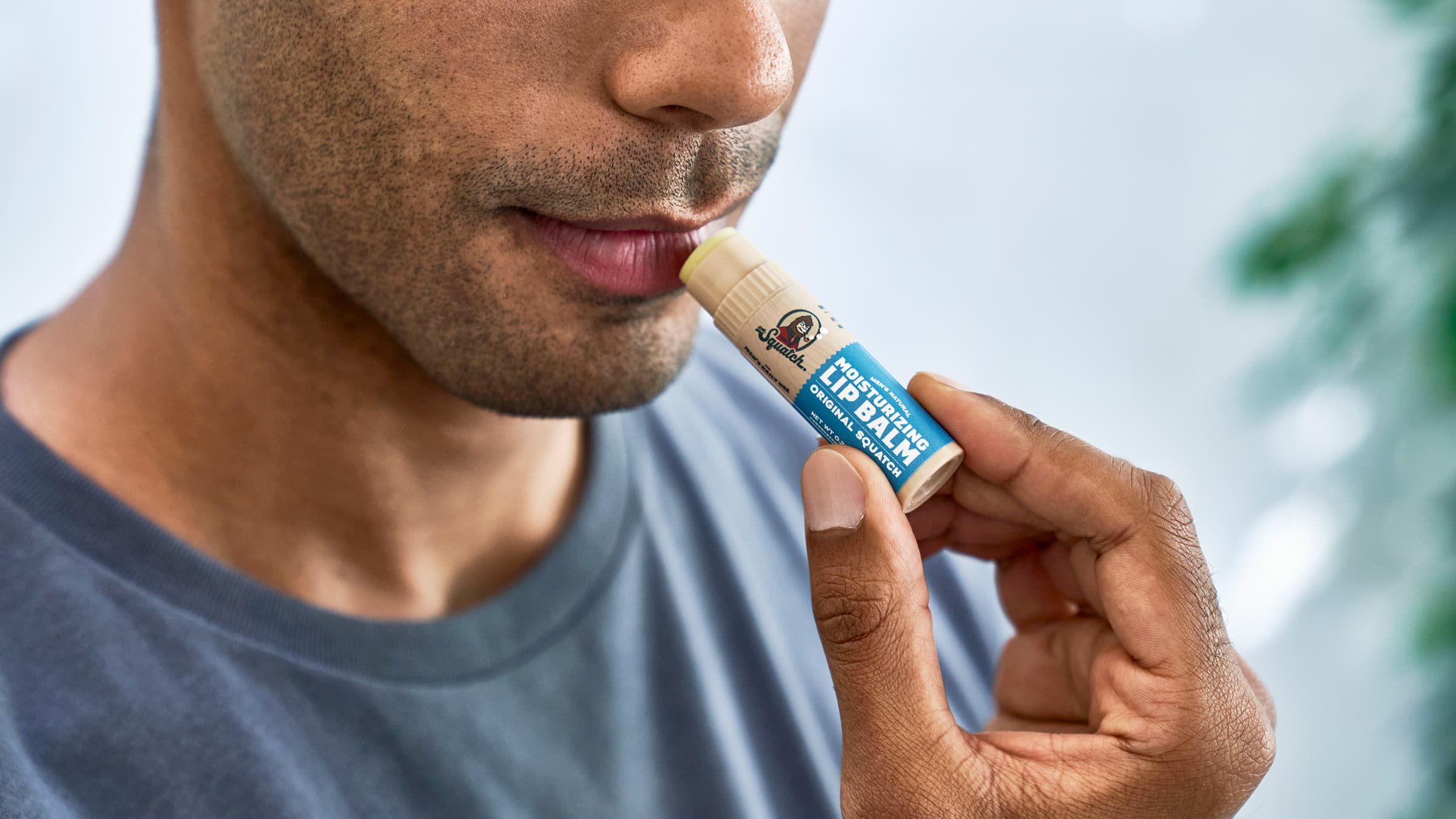 Dr. Squatch product being used