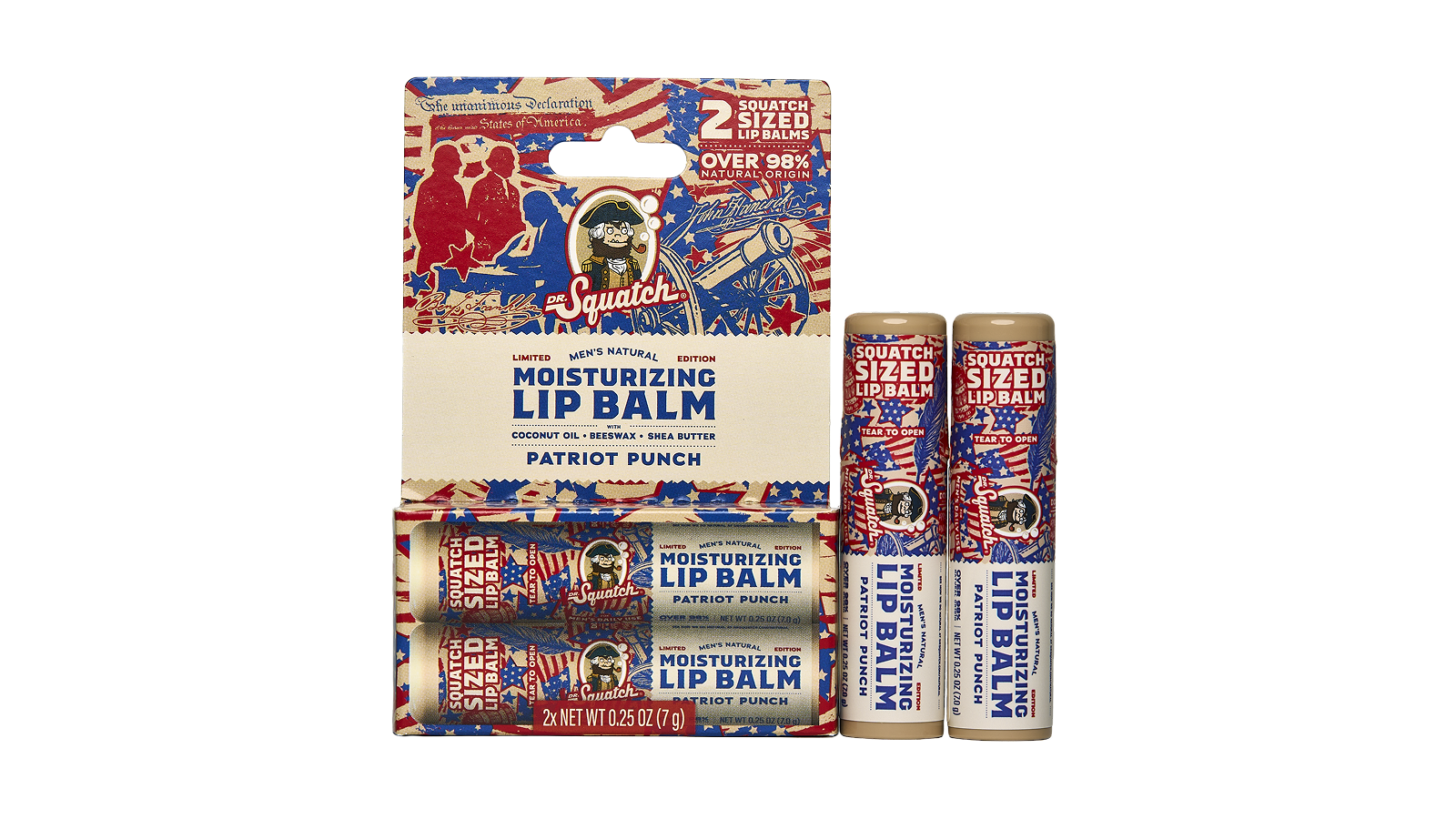 Patriot Punch Lip Balm 2-Pack H2