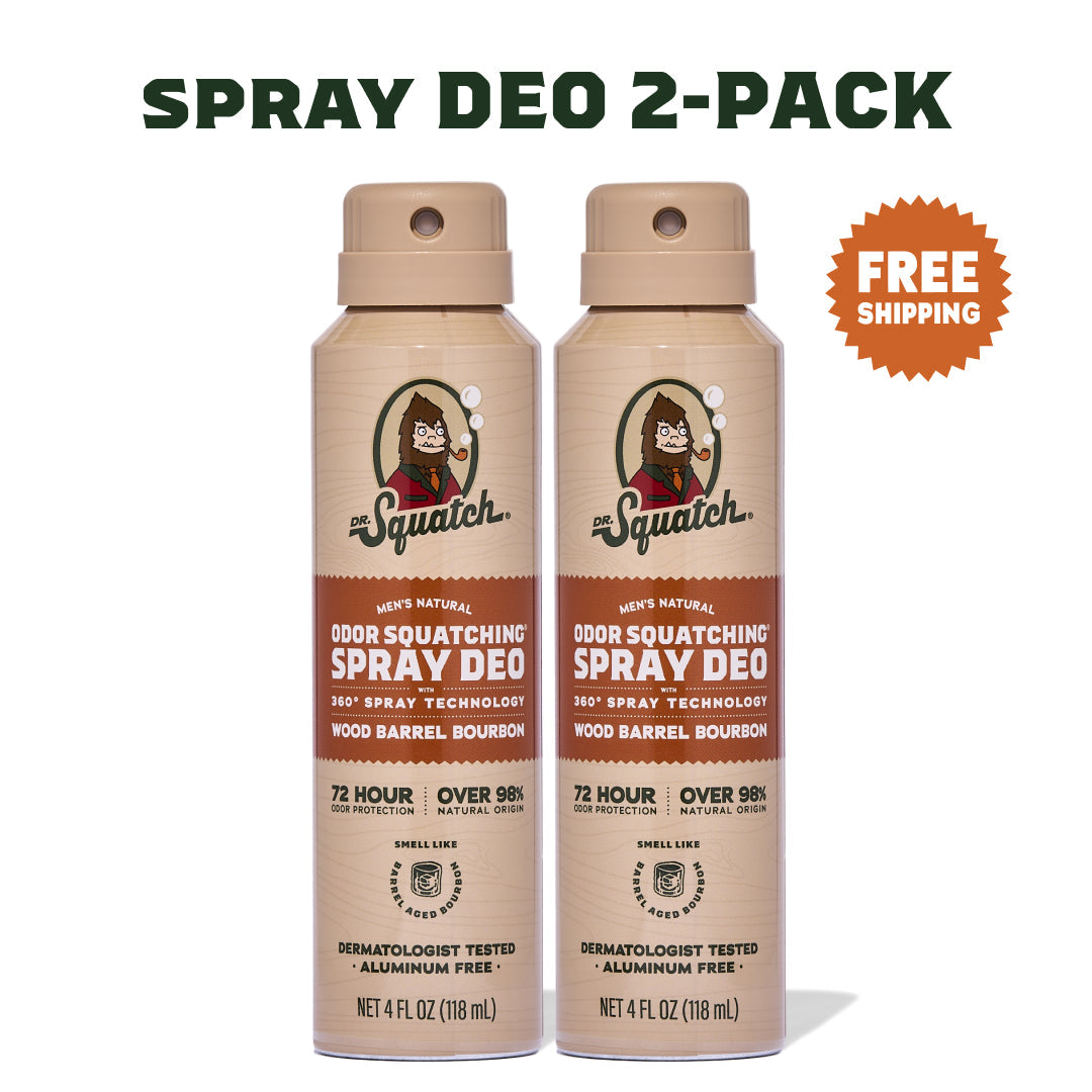 Wood Barrel Bourbon 2-Pack Spray Deo K1