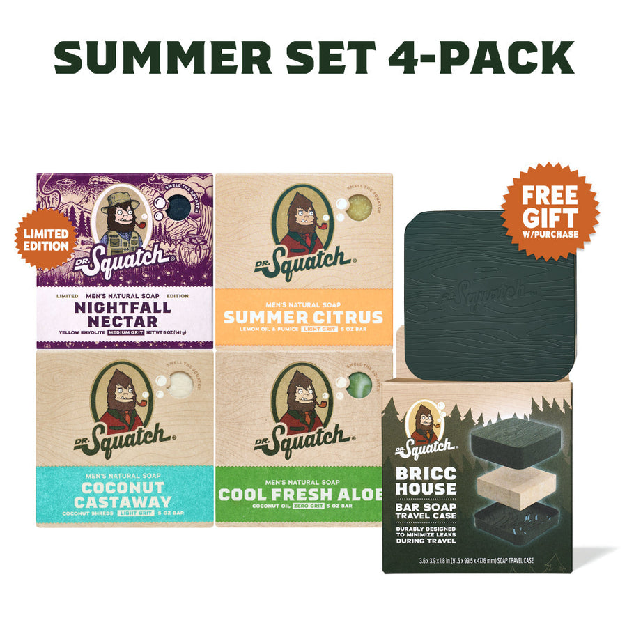 Summer Set 4-Pack + GWP Travel Case E8