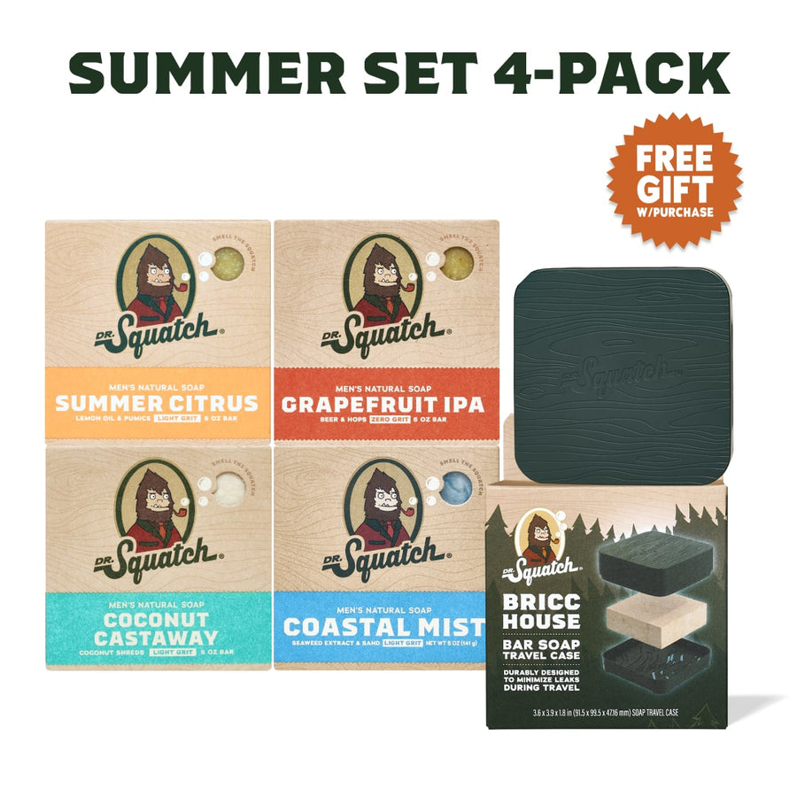 Summer Set 4-Pack + GWP Travel Case J8