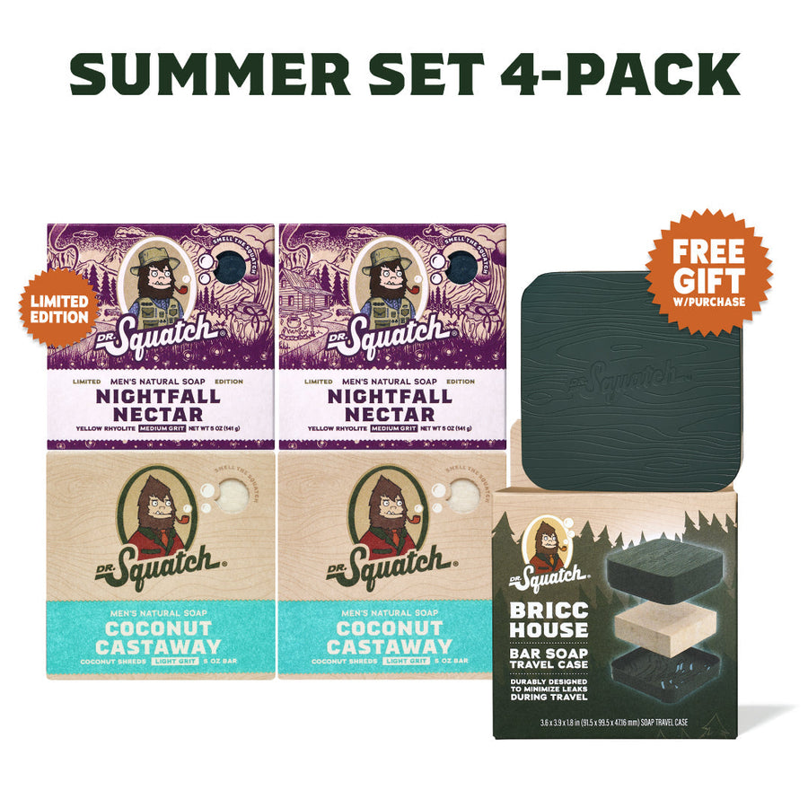 Summer Set 4-Pack + GWP Travel Case G4