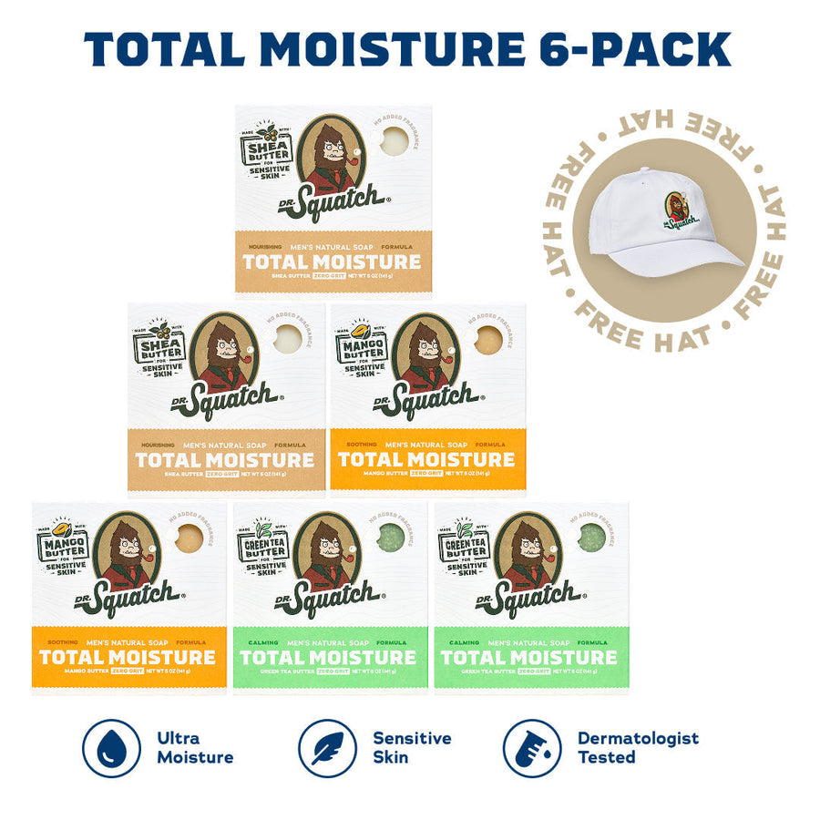 Total Moisture 6-Pack + Free Hat Q0