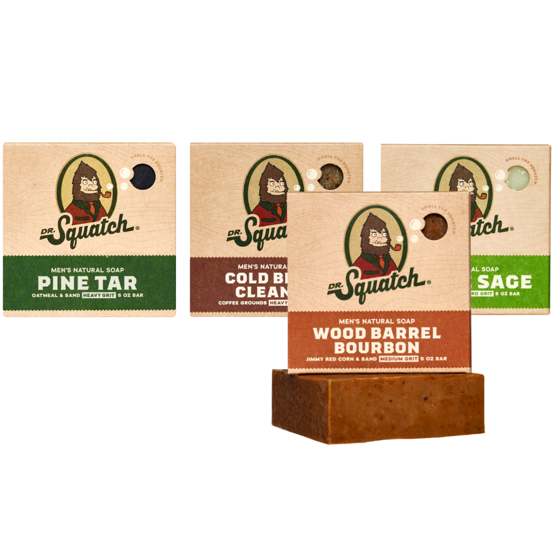 Woodsy 4-Pack Natural Bar Soap R7