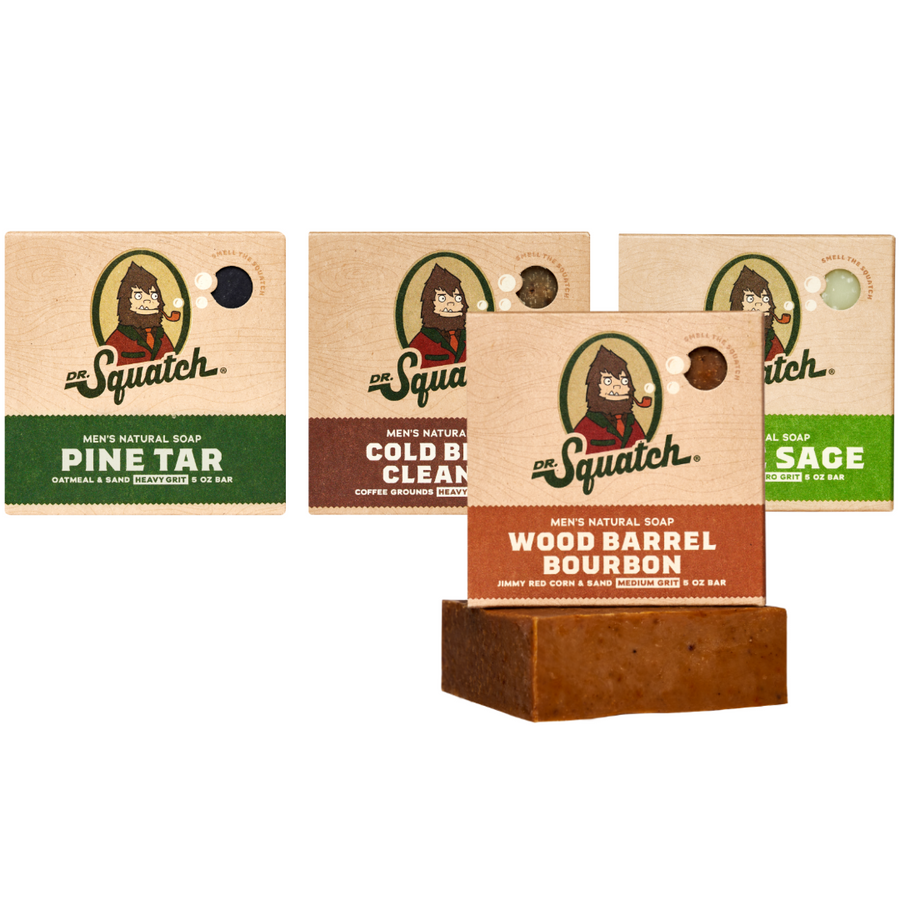 Woodsy 4-Pack Natural Bar Soap R7