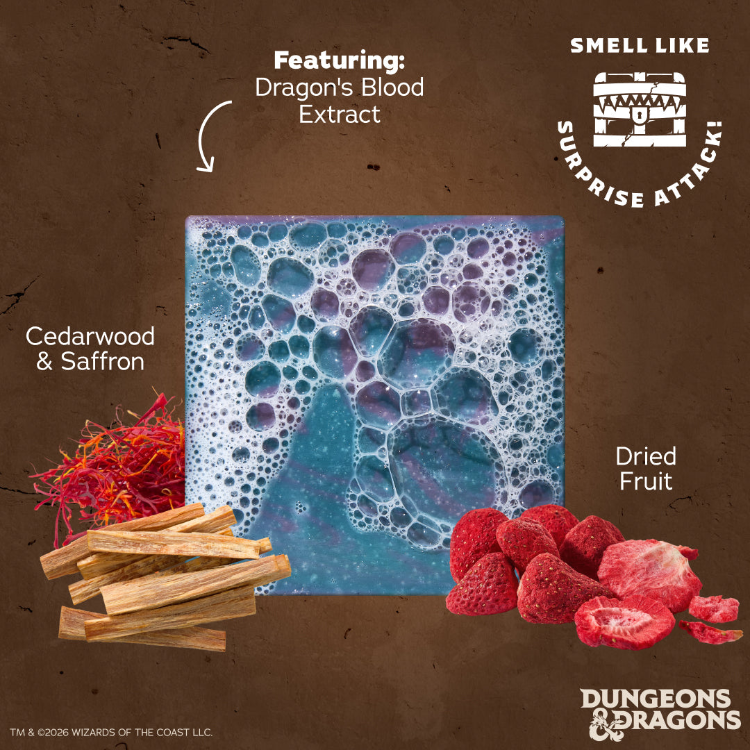 Dungeons & Dragons Mimic Bricc 3-Pack - Exclusive Limited Edition Bar Soap T9