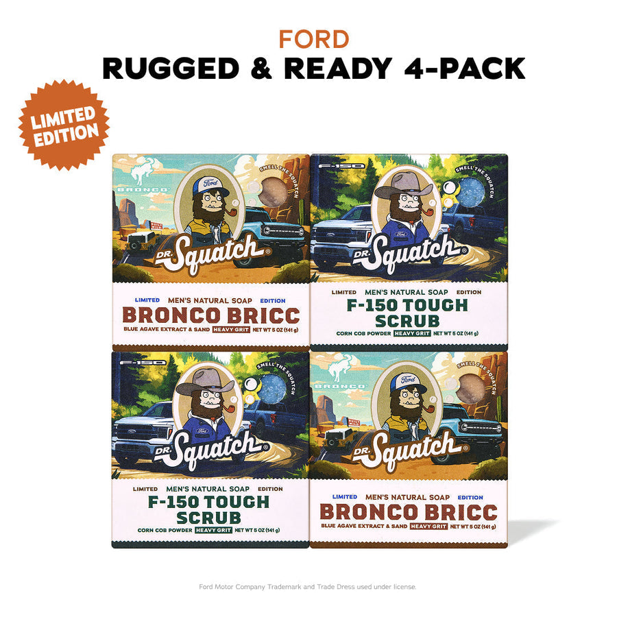 Ford Rugged & Ready 4-Pack - Exclusive Limited Edition Bar Soap M6