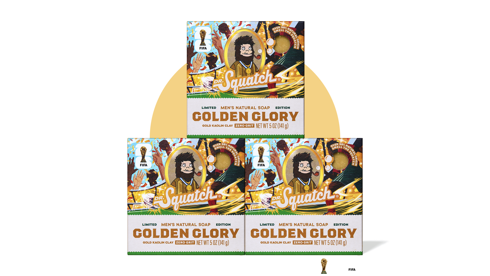 FIFA Golden Glory 3-Pack Bar Soap Bundle X9