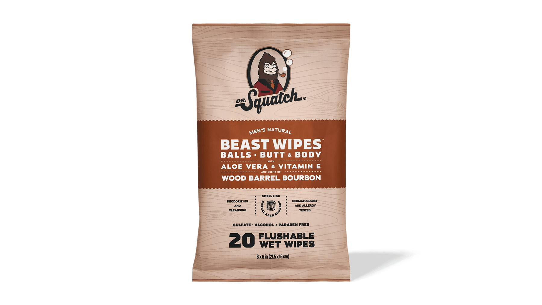 FREE Wood Barrel Bourbon Wipes T2