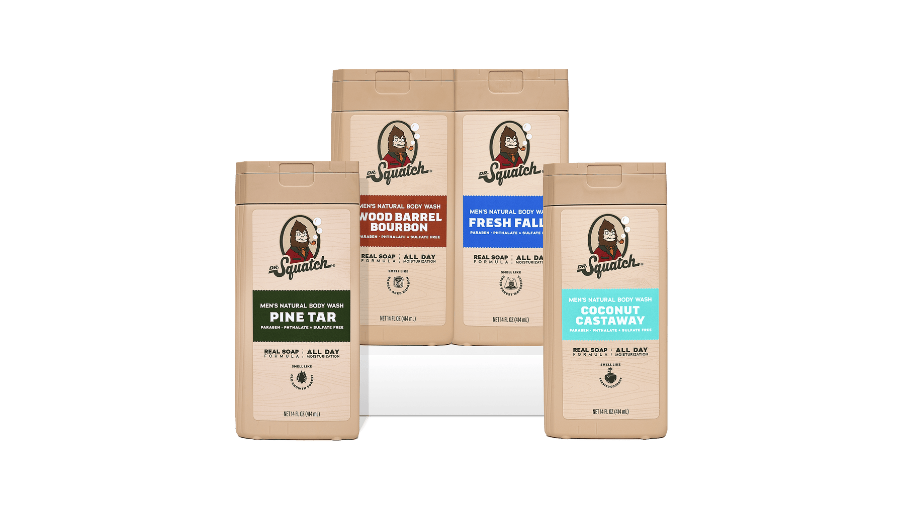 Body Wash 4-Pack T2