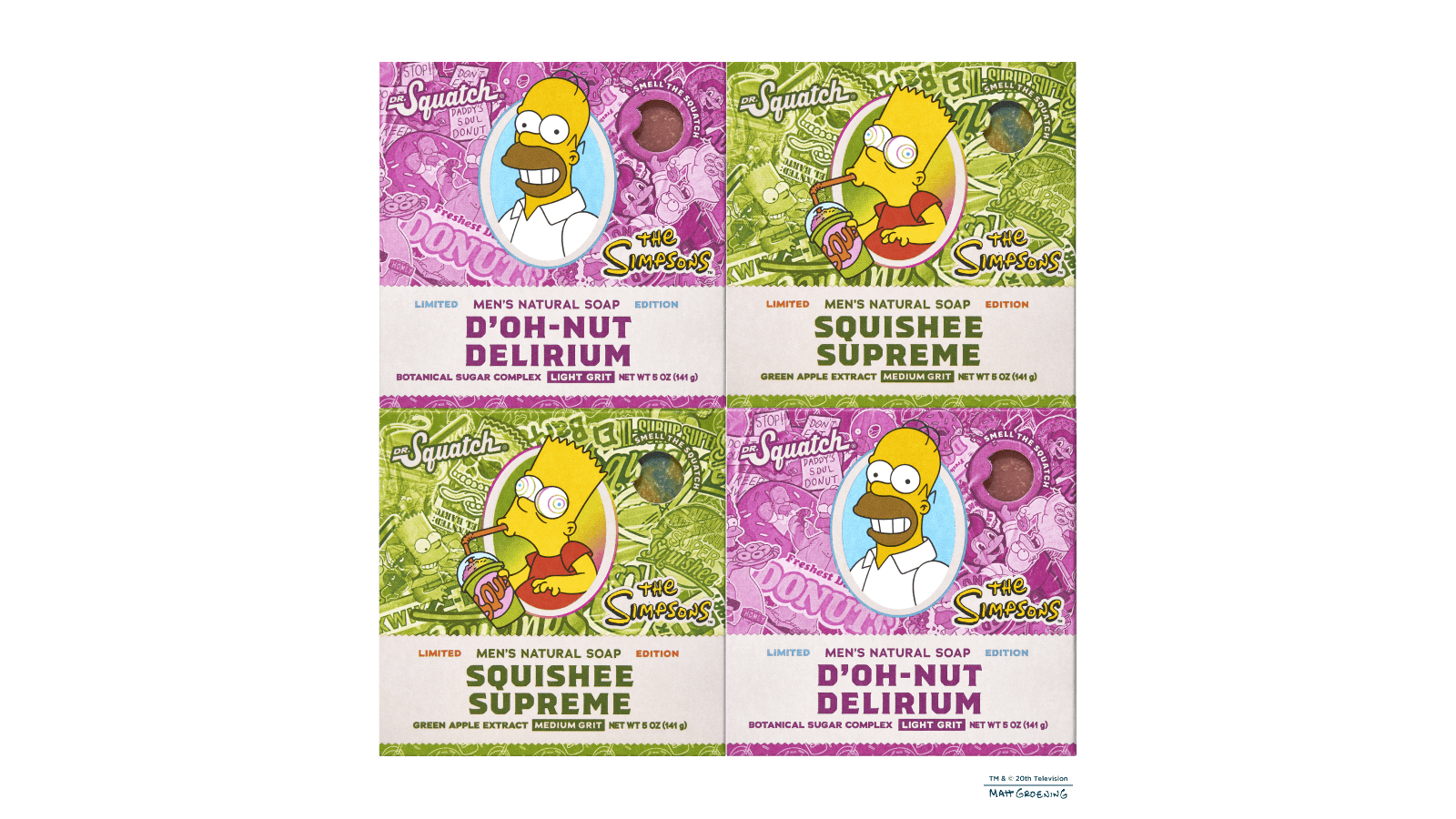 Simpsons Suds 4-Pack U4
